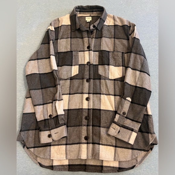 New J.Crew Mercantile Men's Classic Fit Plaid Long Sleeve Flannel Shirt … - Picture 4 of 4